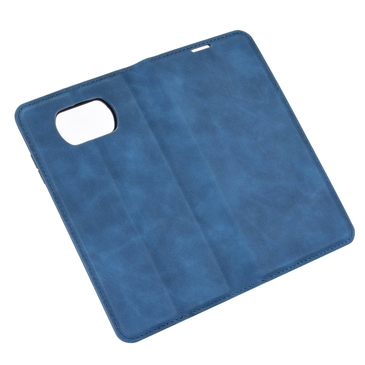For Xiaomi Poco X3/X3 NFC Retro-skin Business Magnetic Suction Leather Case with Holder & Card Slots & Wallet