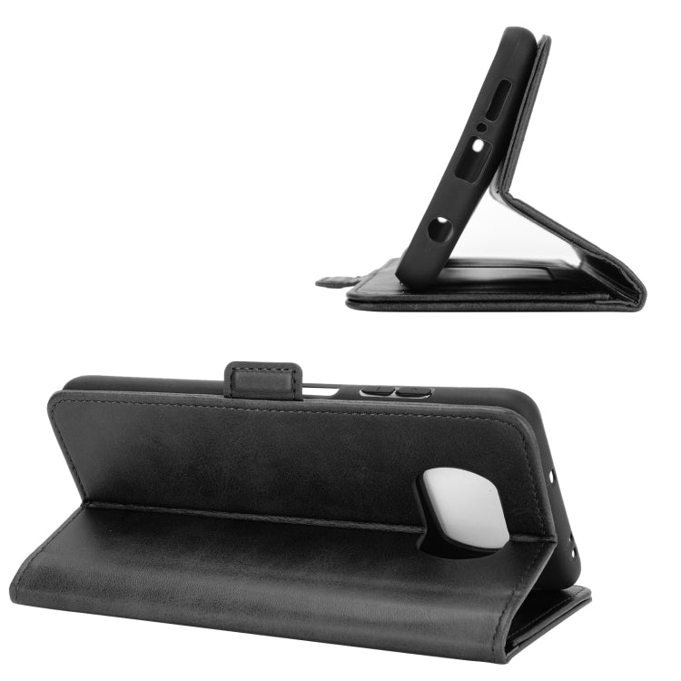 For Xiaomi Poco X3/X3 NFC  Dual-side Magnetic Buckle Horizontal Flip Leather Case with Holder & Card Slots & Wallet
