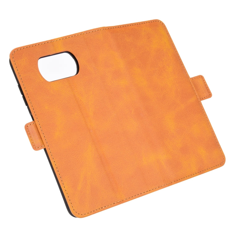 For Xiaomi Poco X3/X3 NFC  Dual-side Magnetic Buckle Horizontal Flip Leather Case with Holder & Card Slots & Wallet