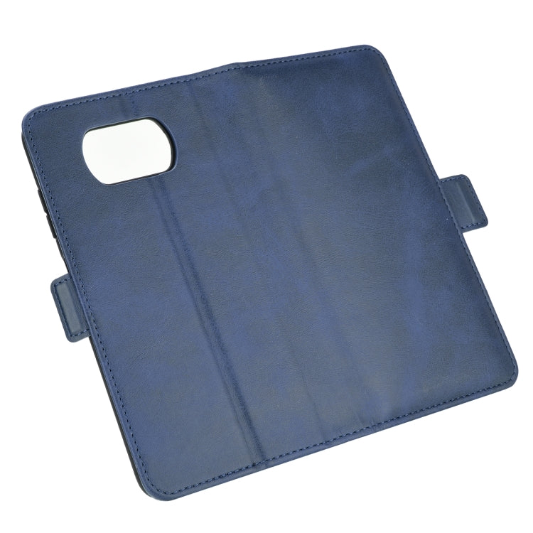 For Xiaomi Poco X3/X3 NFC  Dual-side Magnetic Buckle Horizontal Flip Leather Case with Holder & Card Slots & Wallet