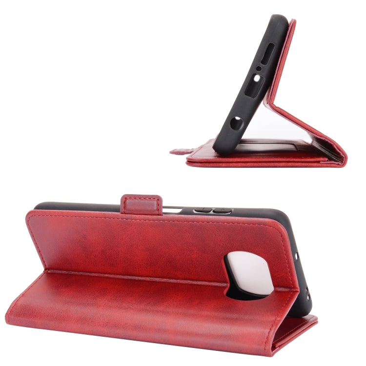 For Xiaomi Poco X3/X3 NFC  Dual-side Magnetic Buckle Horizontal Flip Leather Case with Holder & Card Slots & Wallet