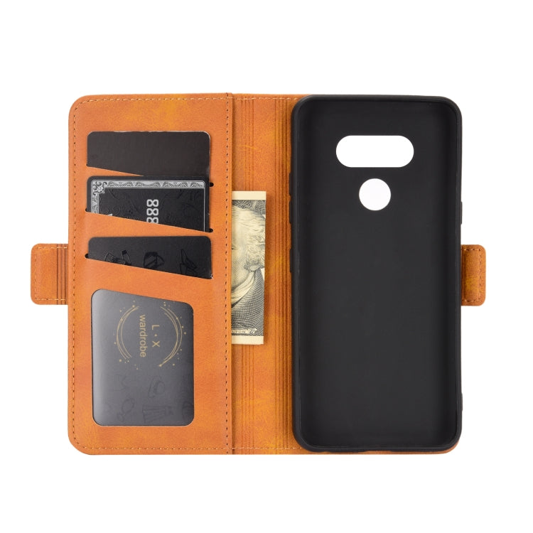 For LG style3 L-41A Dual-side Magnetic Buckle Horizontal Flip Leather Case with Holder & Card Slots & Wallet
