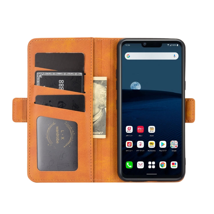 For LG style3 L-41A Dual-side Magnetic Buckle Horizontal Flip Leather Case with Holder & Card Slots & Wallet