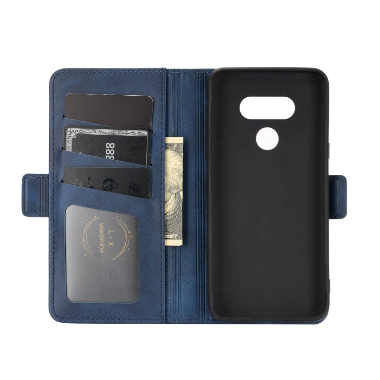 For LG style3 L-41A Dual-side Magnetic Buckle Horizontal Flip Leather Case with Holder & Card Slots & Wallet