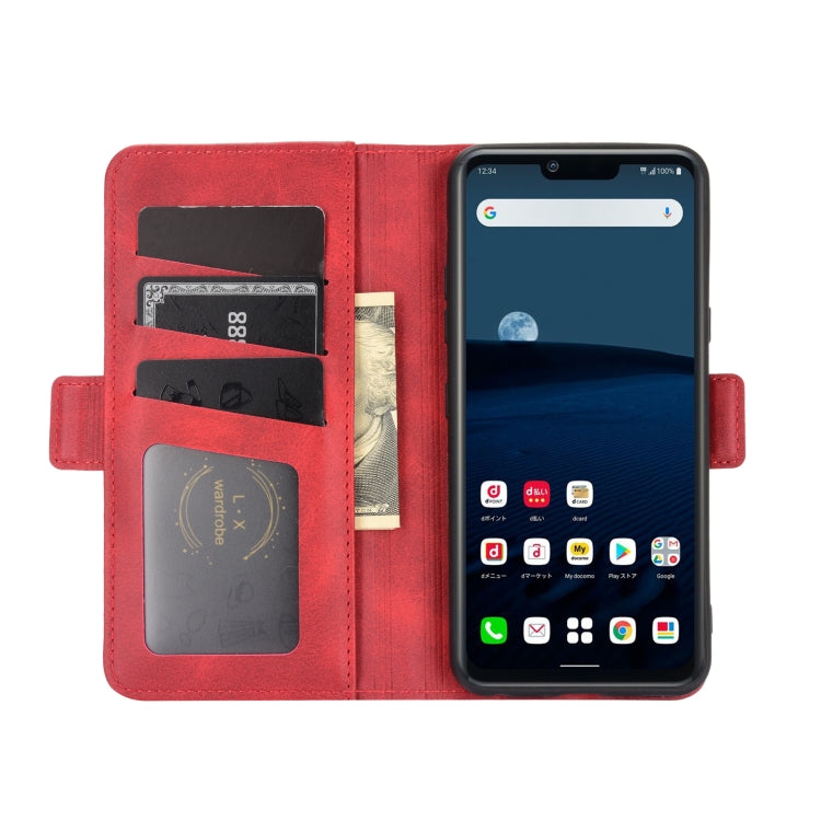 For LG style3 L-41A Dual-side Magnetic Buckle Horizontal Flip Leather Case with Holder & Card Slots & Wallet