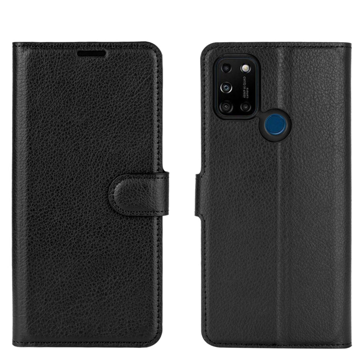 For WIKO View 5 Litchi Texture Horizontal Flip Protective Case with Holder & Card Slots & Wallet