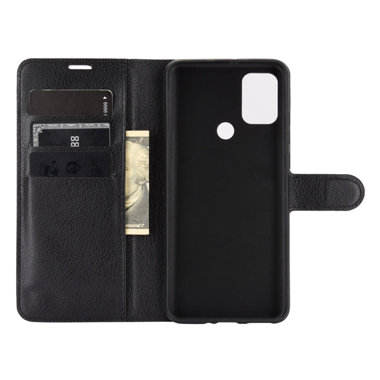 For WIKO View 5 Litchi Texture Horizontal Flip Protective Case with Holder & Card Slots & Wallet