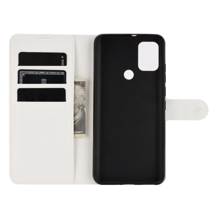 For WIKO View 5 Litchi Texture Horizontal Flip Protective Case with Holder & Card Slots & Wallet
