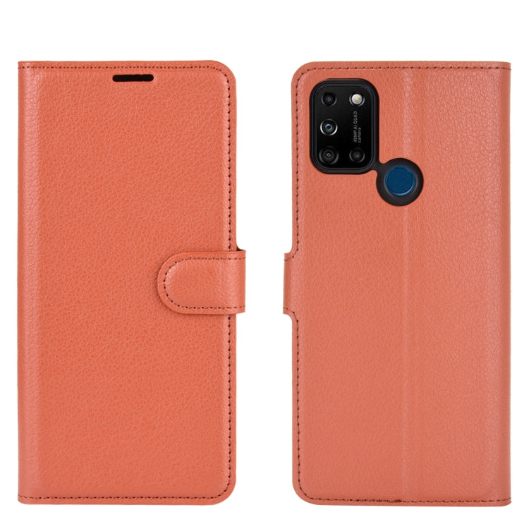 For WIKO View 5 Litchi Texture Horizontal Flip Protective Case with Holder & Card Slots & Wallet