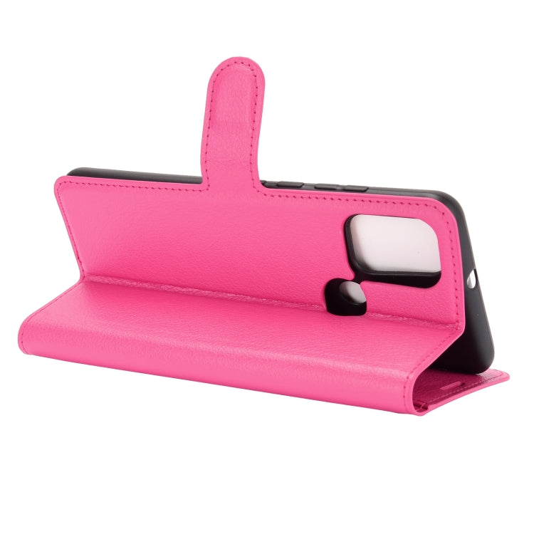 For WIKO View 5 Litchi Texture Horizontal Flip Protective Case with Holder & Card Slots & Wallet