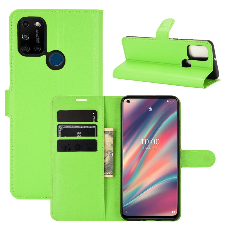 For WIKO View 5 Litchi Texture Horizontal Flip Protective Case with Holder & Card Slots & Wallet