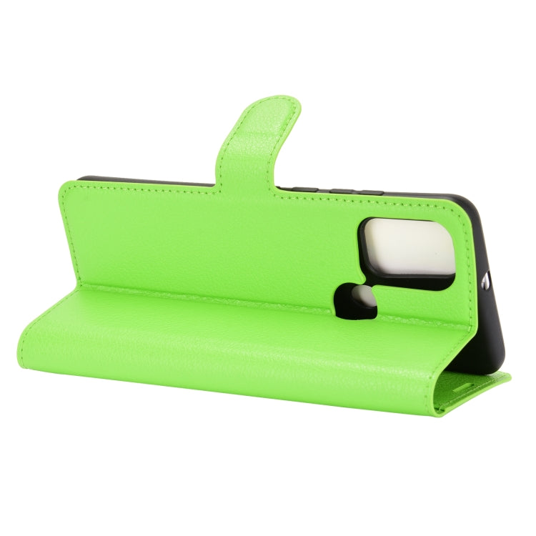 For WIKO View 5 Litchi Texture Horizontal Flip Protective Case with Holder & Card Slots & Wallet