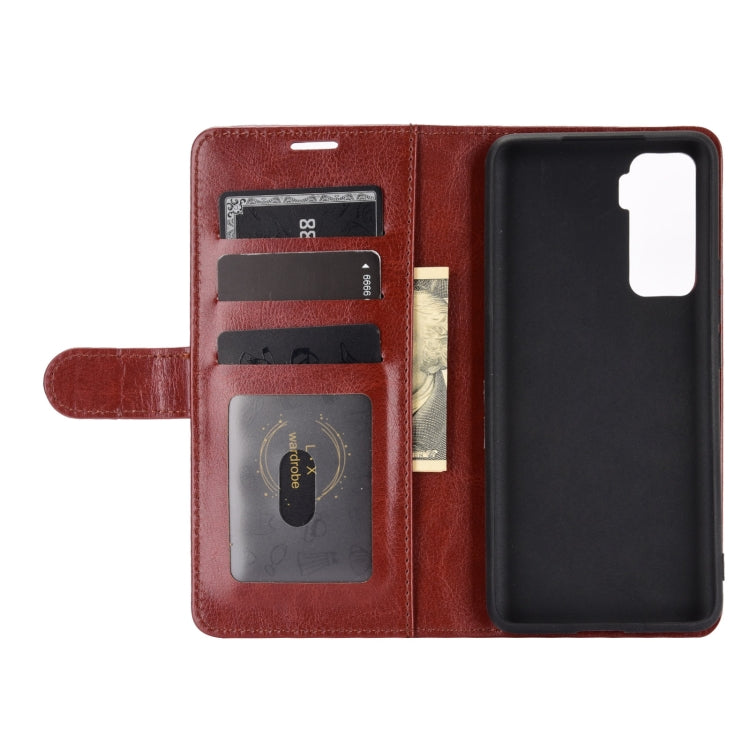 For vivo iQOO 5 5G R64 Texture Single Horizontal Flip Protective Case with Holder & Card Slots & Wallet& Photo Frame