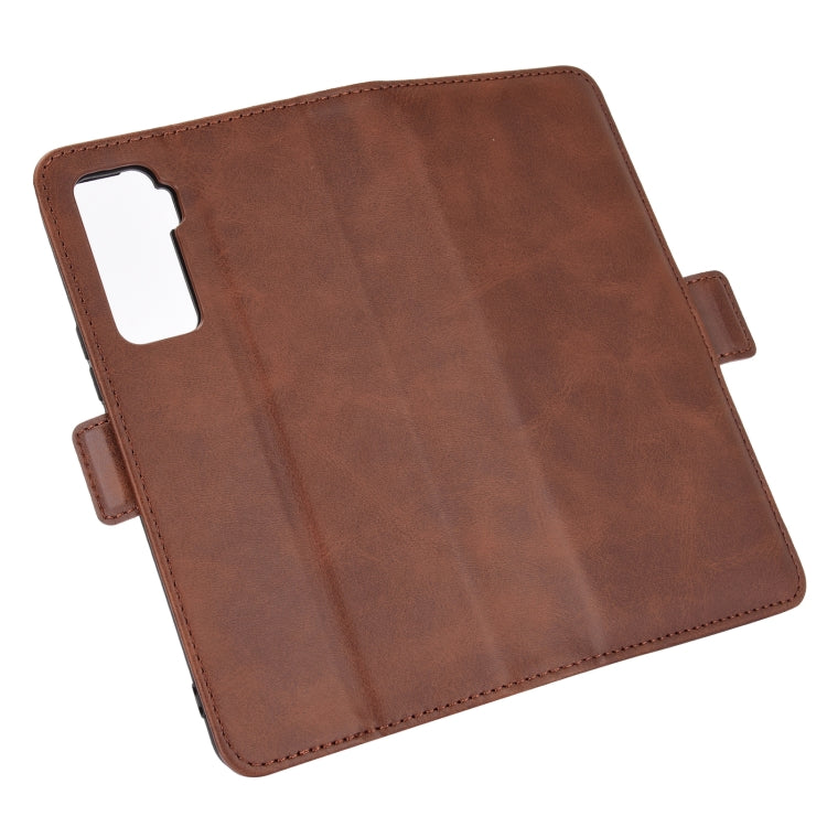 For vivo iQOO 5 5G Dual-side Magnetic Buckle Horizontal Flip Leather Case with Holder & Card Slots & Wallet