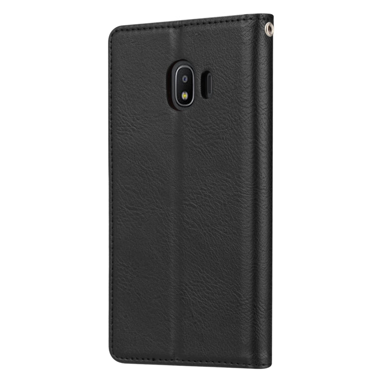 Knead Skin Texture Horizontal Flip Leather Case for Galaxy J2 Pro 2018, with Photo Frame & Holder & Card Slots & Wallet
