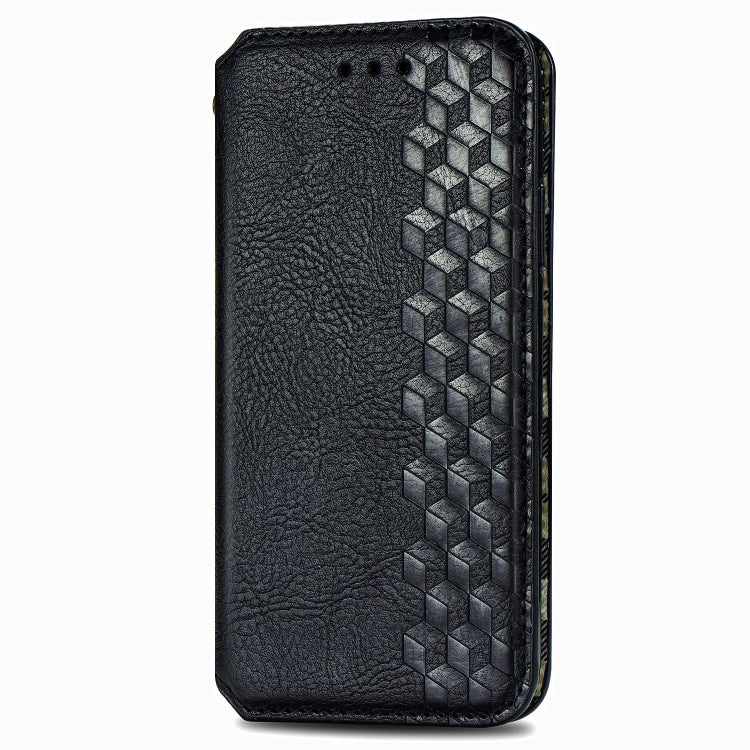 For Samsung Galaxy M51 Cubic Grid Pressed Horizontal Flip Magnetic PU Leather Case with Holder & Card Slots & Wallet