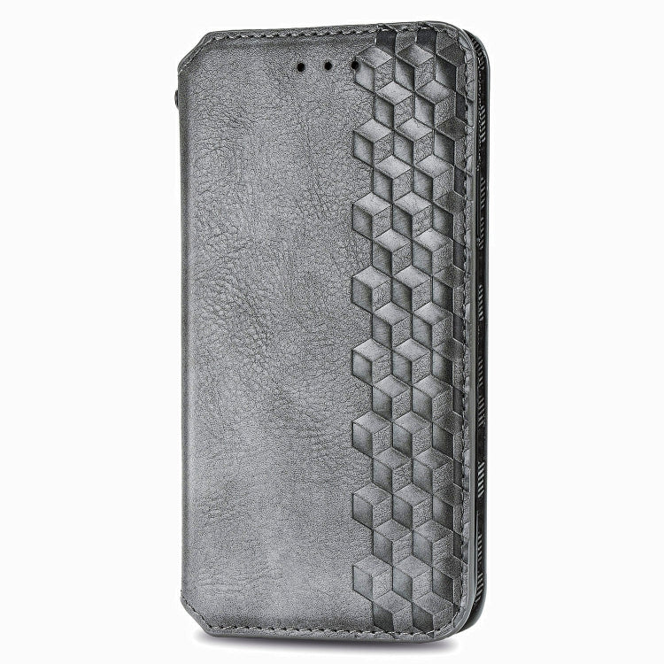 For Samsung Galaxy M51 Cubic Grid Pressed Horizontal Flip Magnetic PU Leather Case with Holder & Card Slots & Wallet