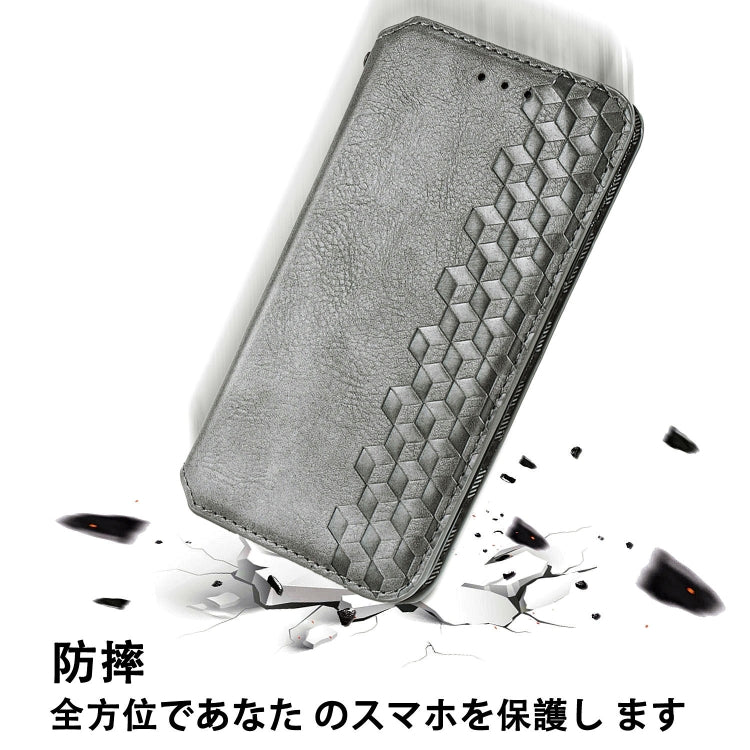 For LG Style3 L-41A Cubic Grid Pressed Horizontal Flip Magnetic PU Leather Case with Holder & Card Slots & Wallet