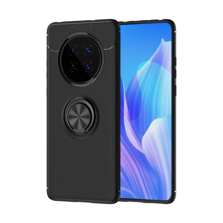 For Huawei Mate 40 Metal Ring Holder 360 Degree Rotating TPU Case