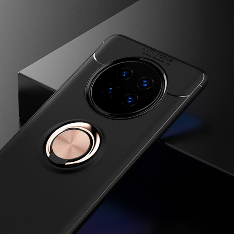 For Huawei Mate 40 Metal Ring Holder 360 Degree Rotating TPU Case