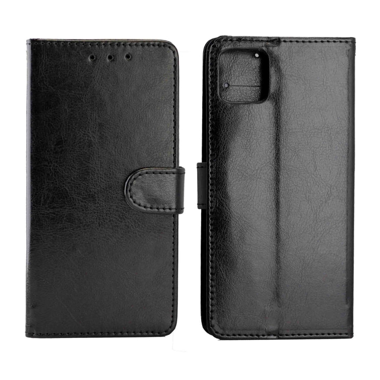 For Huawei Enjoy 20 Crazy Horse Texture Leather Horizontal Flip Protective Case with Holder & Card Slots & Wallet & Photo Frame