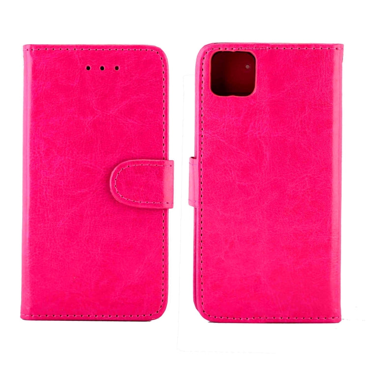 For Huawei Enjoy 20 Crazy Horse Texture Leather Horizontal Flip Protective Case with Holder & Card Slots & Wallet & Photo Frame