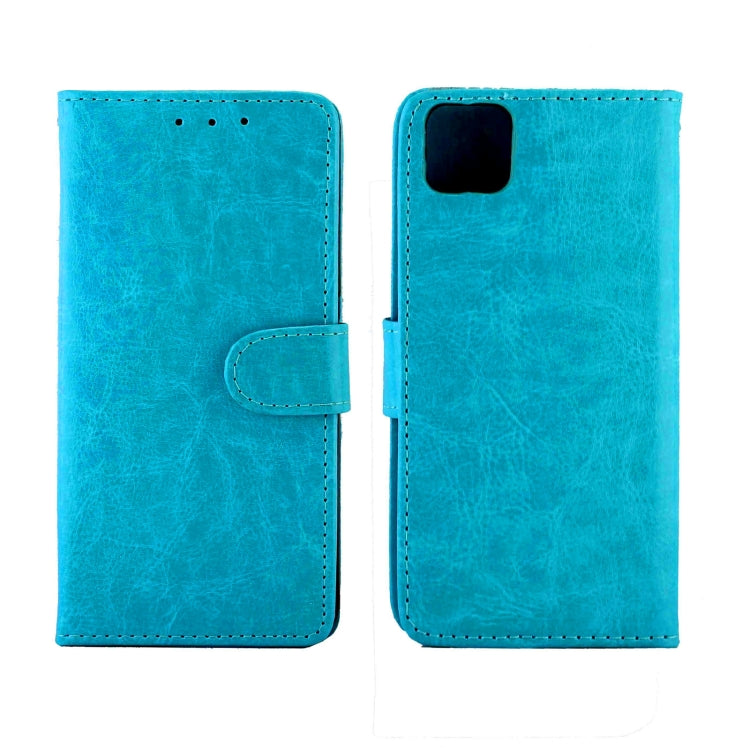 For Huawei Enjoy 20 Crazy Horse Texture Leather Horizontal Flip Protective Case with Holder & Card Slots & Wallet & Photo Frame