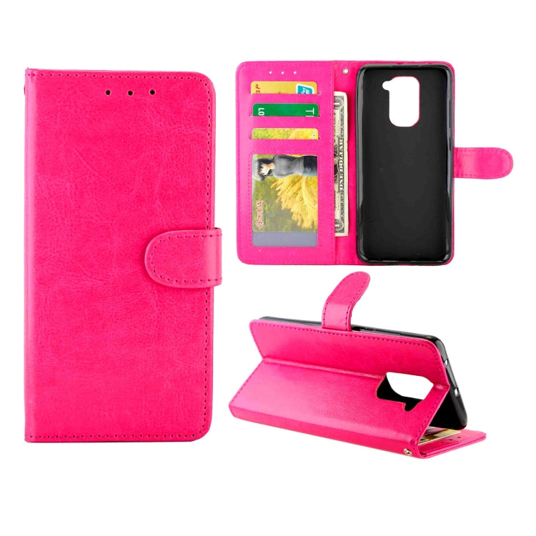 For Xiaomi Redmi 10X(4G)/Redmi Note9 Crazy Horse Texture Leather Horizontal Flip Protective Case with Holder & Card Slots & Wallet & Photo Frame
