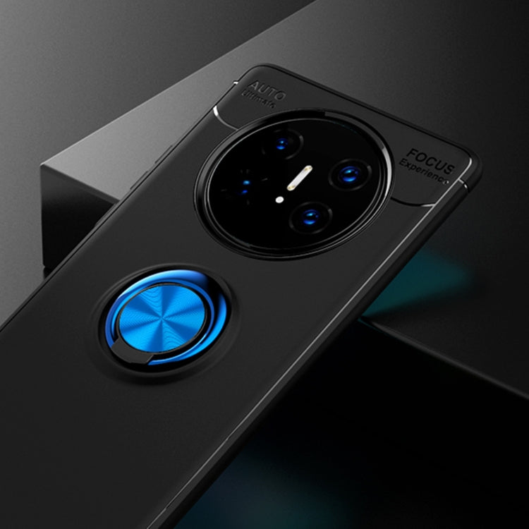 For Huawei Mate 40 Pro+ Metal Ring Holder 360 Degree Rotating TPU Case