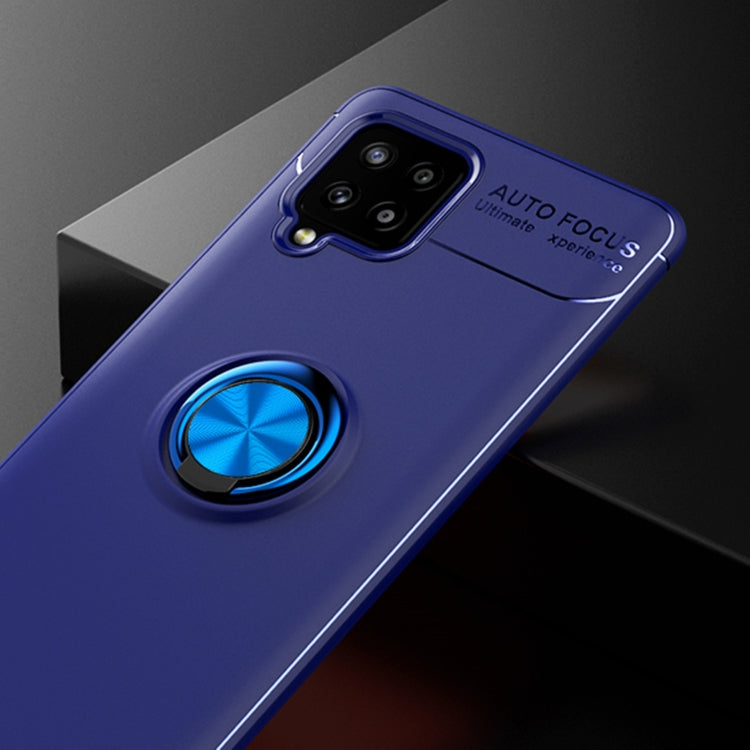 For Samsung Galaxy A42 5G Metal Ring Holder 360 Degree Rotating TPU Case