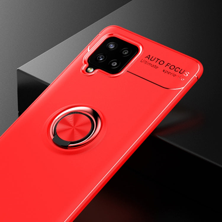 For Samsung Galaxy A42 5G Metal Ring Holder 360 Degree Rotating TPU Case