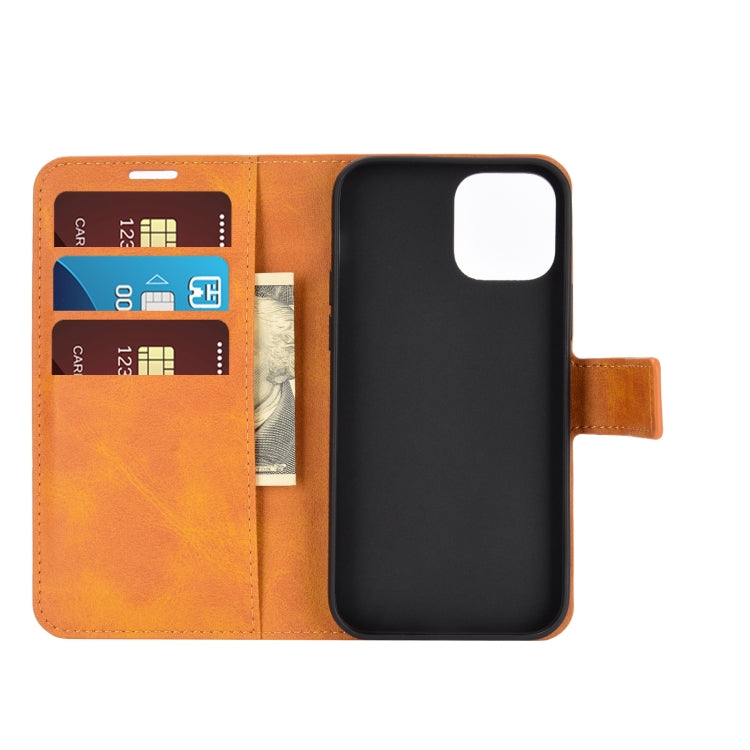 For iPhone 12 Pro Max Retro Calf Pattern Buckle Horizontal Flip Leather Case with Holder & Card Slot & Wallet