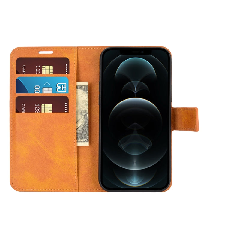For iPhone 12 Pro Max Retro Calf Pattern Buckle Horizontal Flip Leather Case with Holder & Card Slot & Wallet