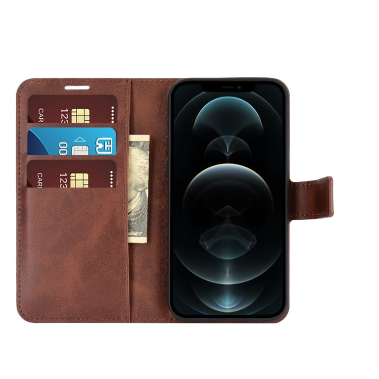 For iPhone 12 Pro Max Retro Calf Pattern Buckle Horizontal Flip Leather Case with Holder & Card Slot & Wallet