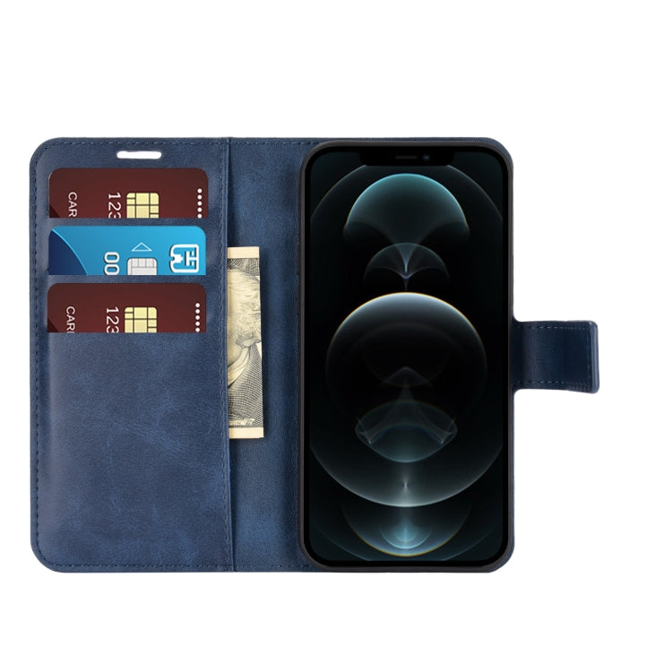 For iPhone 12 Pro Max Retro Calf Pattern Buckle Horizontal Flip Leather Case with Holder & Card Slot & Wallet