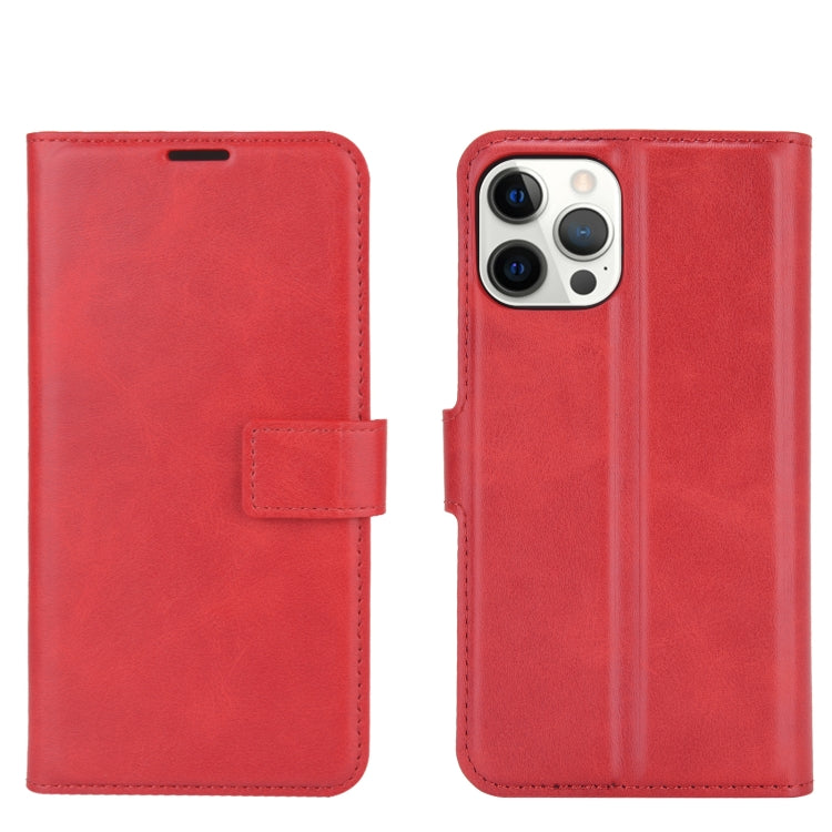 For iPhone 12 Pro Max Retro Calf Pattern Buckle Horizontal Flip Leather Case with Holder & Card Slot & Wallet