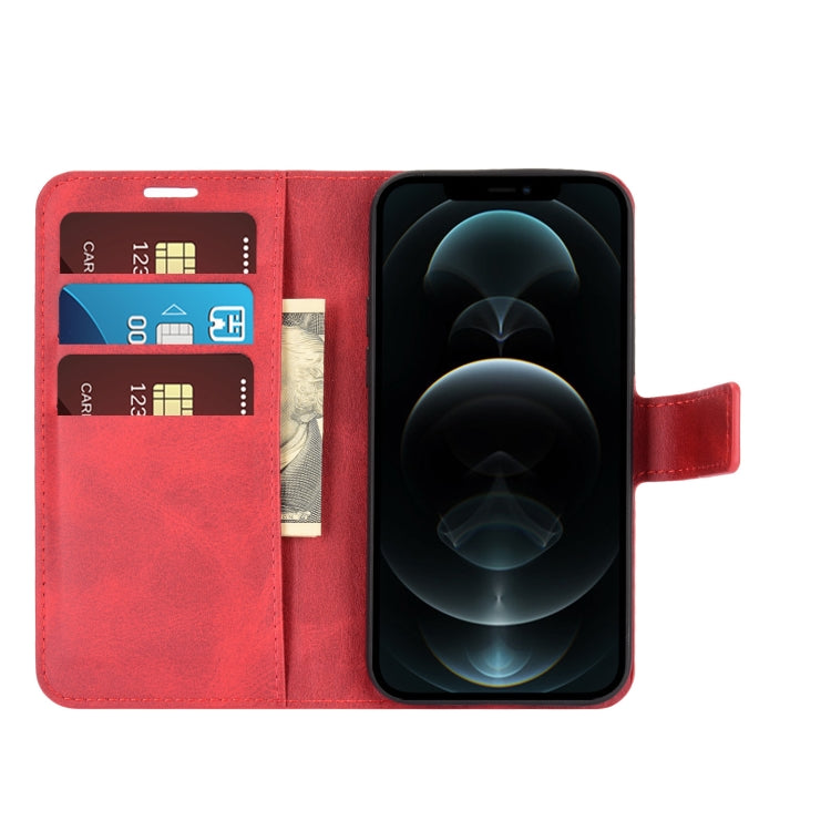 For iPhone 12 Pro Max Retro Calf Pattern Buckle Horizontal Flip Leather Case with Holder & Card Slot & Wallet