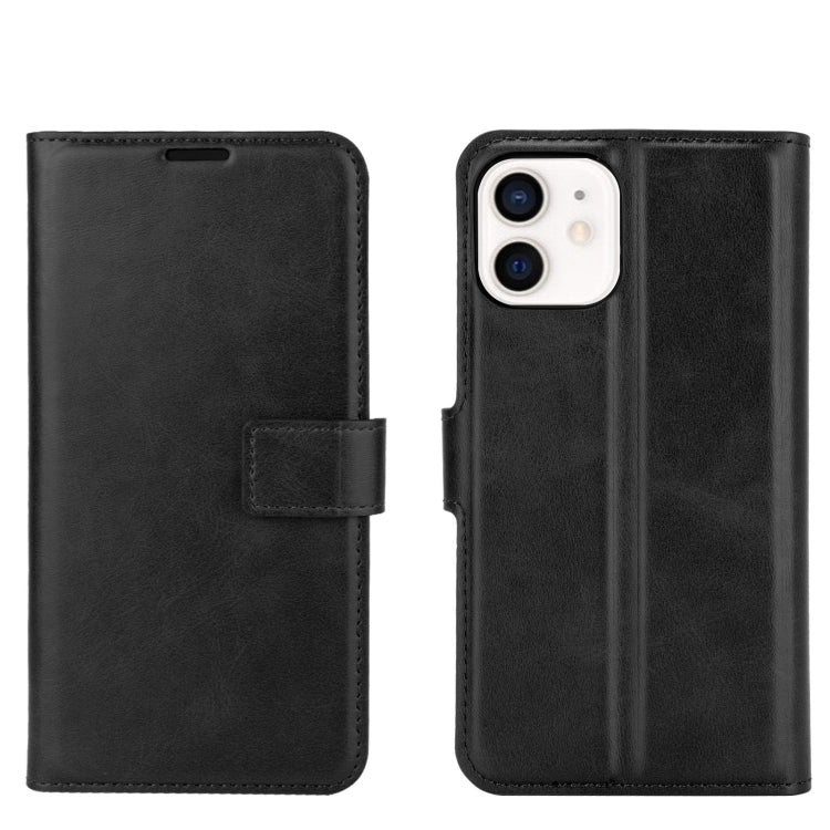 For iPhone 12 / 12 Pro Retro Calf Pattern Buckle Horizontal Flip Leather Case with Holder & Card Slot & Wallet
