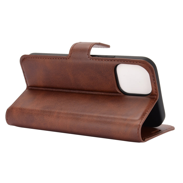 For iPhone 12 mini Retro Calf Pattern Buckle Horizontal Flip Leather Case with Holder & Card Slot & Wallet