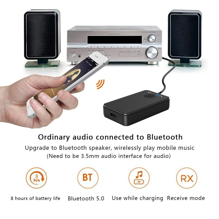 B39 5.0 Bluetooth Adapter Bluetooth Receives Transmits 2-in-1 PC TV Audio Transmitter