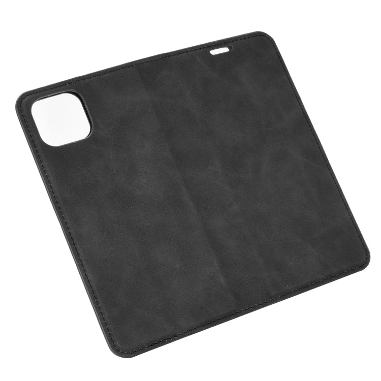 For OPPO Reno4 SE Retro-skin Business Magnetic Suction Leather Case with Holder & Card Slots & Wallet