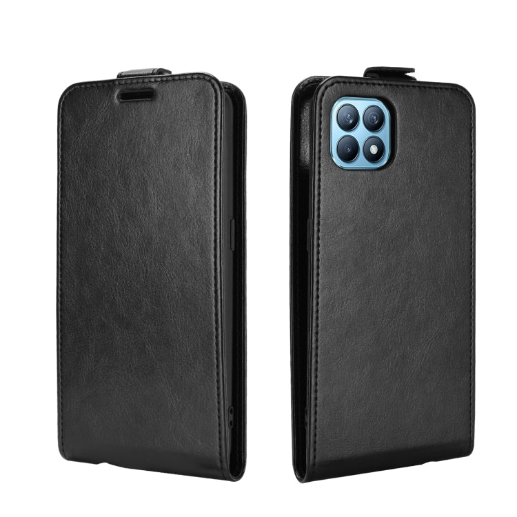 For OPPO RENO 4 SE R64 Texture Single Vertical Flip Leather Protective Case with Card Slots & Photo Frame