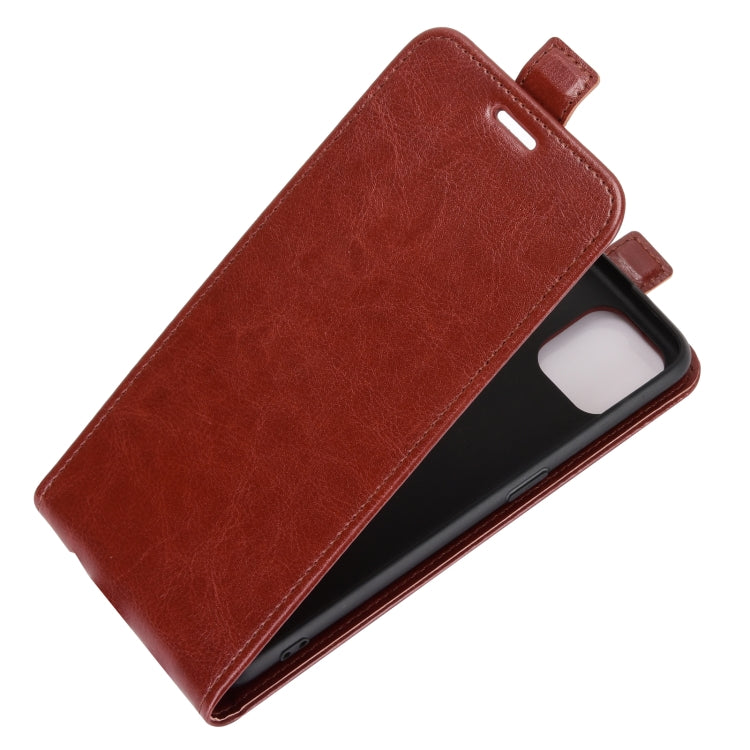 For OPPO RENO 4 SE R64 Texture Single Vertical Flip Leather Protective Case with Card Slots & Photo Frame