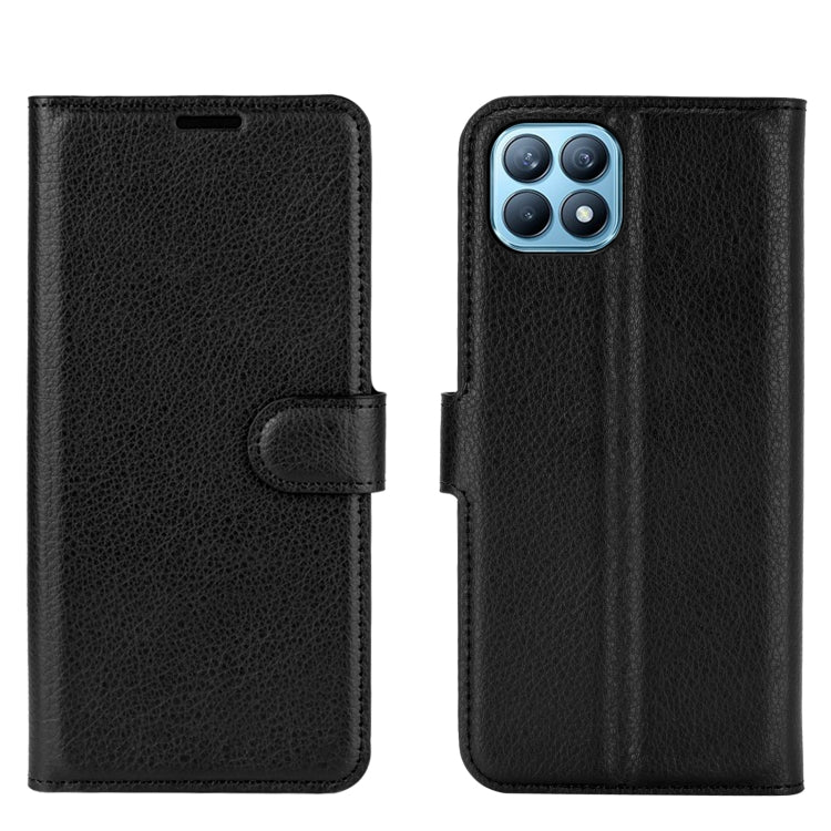 For OPPO Reno4 SE Litchi Texture Horizontal Flip Protective Case with Holder & Card Slots & Wallet
