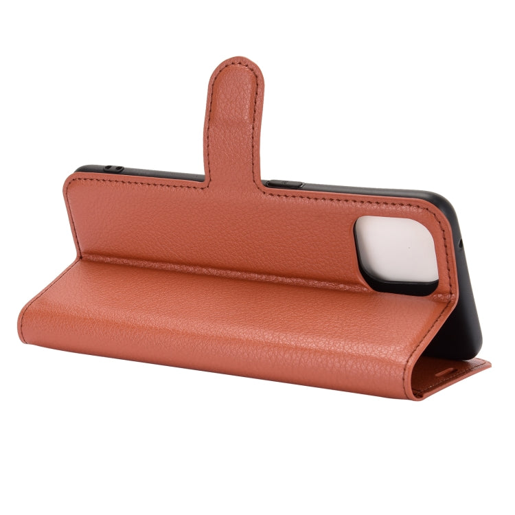 For OPPO Reno4 SE Litchi Texture Horizontal Flip Protective Case with Holder & Card Slots & Wallet