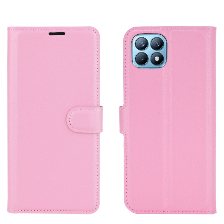 For OPPO Reno4 SE Litchi Texture Horizontal Flip Protective Case with Holder & Card Slots & Wallet