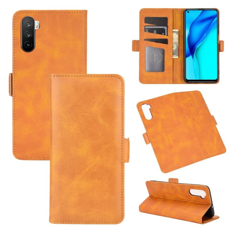 For Huawei Mate 40 lite/Maimang 9 Dual-side Magnetic Buckle Horizontal Flip Leather Case with Holder & Card Slots & Wallet