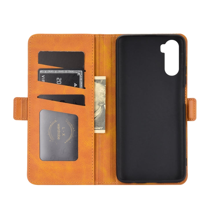 For Huawei Mate 40 lite/Maimang 9 Dual-side Magnetic Buckle Horizontal Flip Leather Case with Holder & Card Slots & Wallet