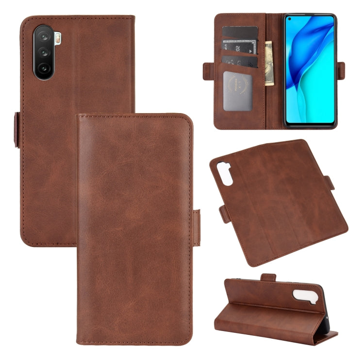 For Huawei Mate 40 lite/Maimang 9 Dual-side Magnetic Buckle Horizontal Flip Leather Case with Holder & Card Slots & Wallet