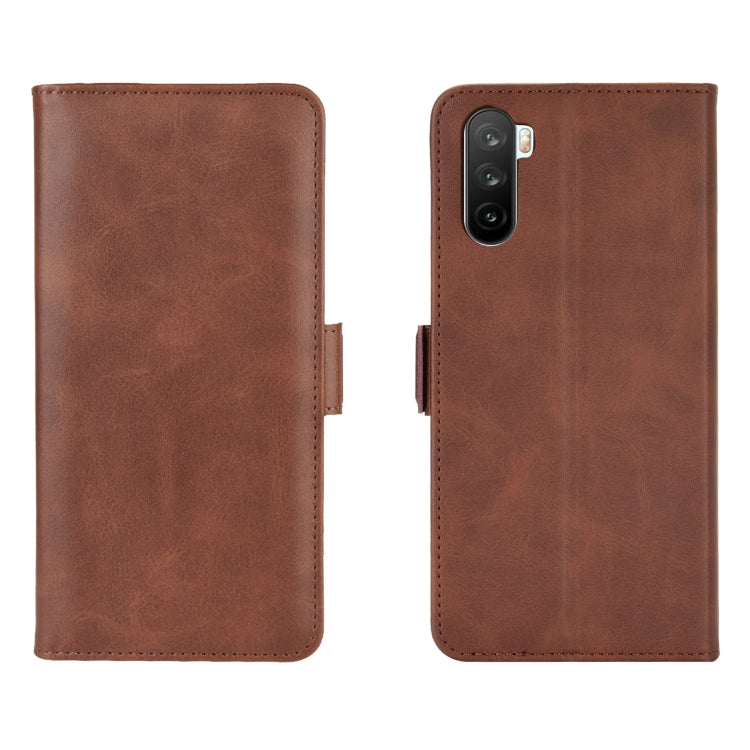 For Huawei Mate 40 lite/Maimang 9 Dual-side Magnetic Buckle Horizontal Flip Leather Case with Holder & Card Slots & Wallet